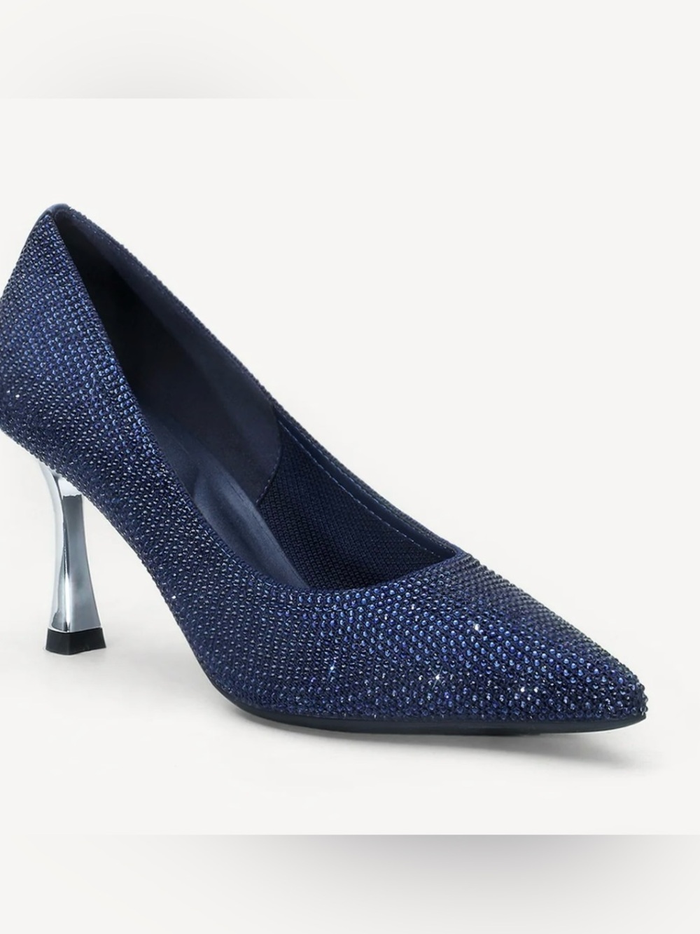 New Cosy Island EternalPace Diamond Pointed Toe Heeled Pump - Blue